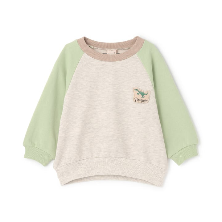 日本童裝 pe#main 印花衛衣 80-130cm 男童款 冬季 TOPS  聖誕紅/新年紅