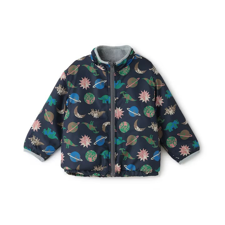 日本童裝 pe#main [防水系統] 2Way 雙面兩著 夾棉外套 80-130cm 男童款 冬季 (適合香港平均溫度、寒冷天氣）OUTERWEAR