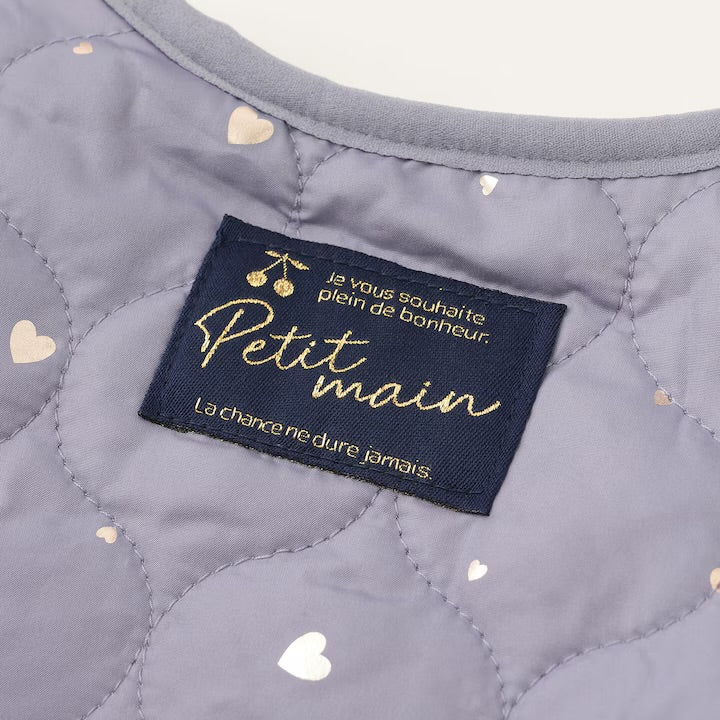 日本童裝 pe#main 2Way 雙面兩著 夾棉燙金外套 80-130cm 女童款 冬季 (適合初秋、香港平均溫度、寒冷天氣）OUTERWEAR