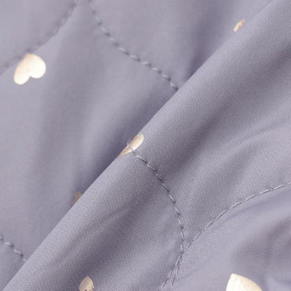 日本童裝 pe#main 2Way 雙面兩著 夾棉燙金外套 80-130cm 女童款 冬季 (適合初秋、香港平均溫度、寒冷天氣）OUTERWEAR