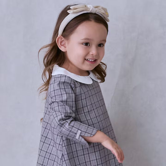 日本童裝 pe#main 翻領禮服連身裙 90-130cm 女童款 冬季 DRESSES 面試/宴會/表演