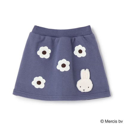 日本童裝 pe#main x miffy 毛毛圖案短裙 80-130cm 女童款 冬季 SKIRTS