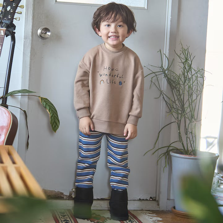 日本童裝 pe#main 針織打底褲 80-110cm 男童款 冬季 PANTS