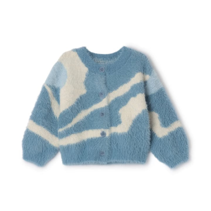 日本童裝 pe#main 毛絨針織外套 80-130cm 女童款 冬季 OUTERWEAR