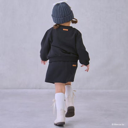 日本童裝 pe#main x miffy 毛毛圖案短裙 80-130cm 女童款 冬季 SKIRTS