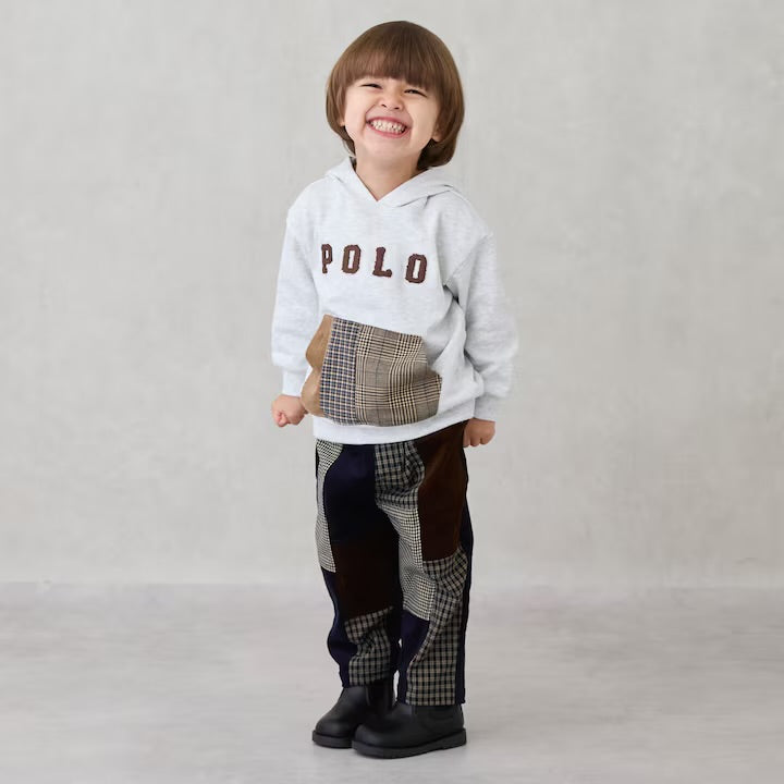 日本童裝 pe#main 拼布長褲 80-130cm 男童款 冬季 PANTS