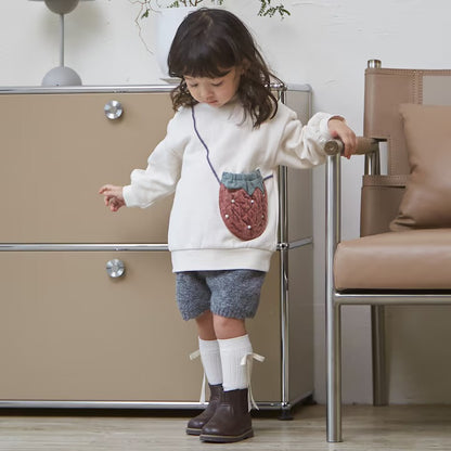 日本童裝 pe#main 針織短褲 80-130cm 女童款 冬季 PANTS