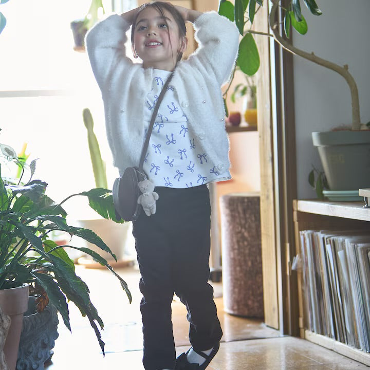 日本童裝 pe#main 毛絨針織外套 80-130cm 女童款 冬季 OUTERWEAR