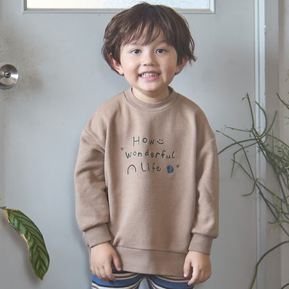 日本童裝 pe#main 刺繡圖案衛衣 80-130cm 男童款 冬季 TOPS