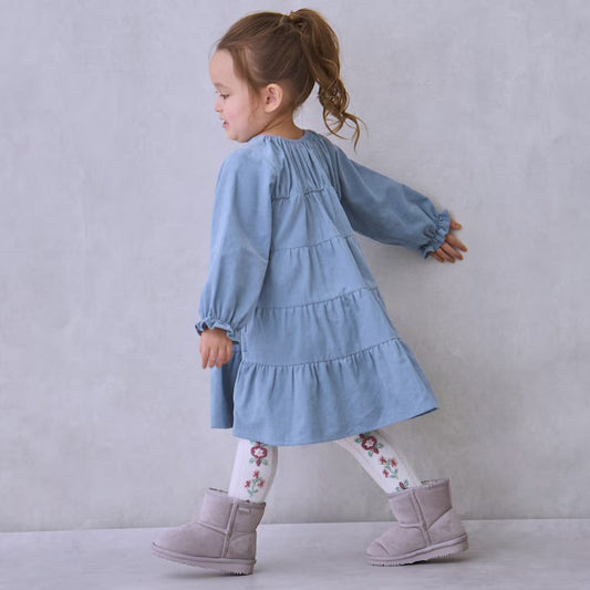 日本童裝 pe#main 燈芯絨連身裙 80-130cm 女童款 冬季 DRESSES