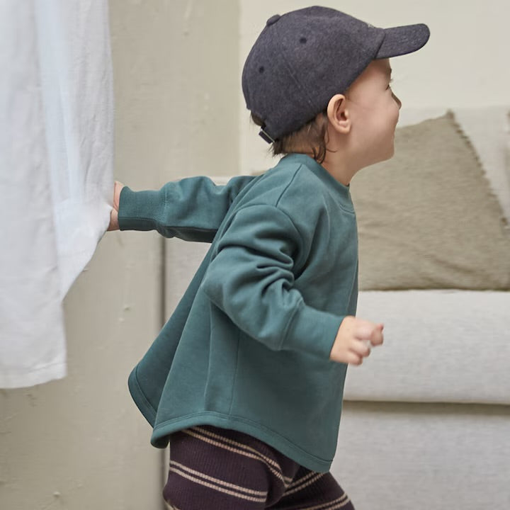 日本童裝 pe#main 抓毛刺繡衛衣 80-130cm 男童款 冬季 TOPS