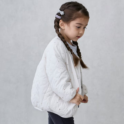 日本童裝 pe#main 2Way 雙面兩著 夾棉燙金外套 80-130cm 女童款 冬季 (適合初秋、香港平均溫度、寒冷天氣）OUTERWEAR