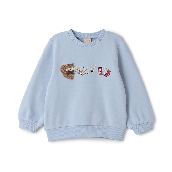 日本童裝 pe#main 貼花圖案衛衣 80-130cm 女童款 冬季 TOPS