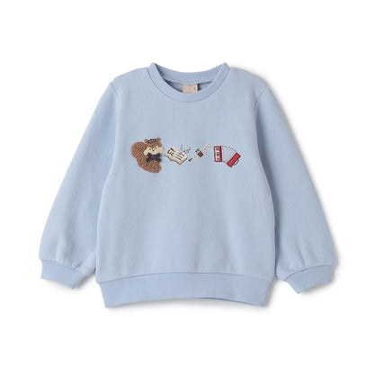 日本童裝 pe#main 貼花圖案衛衣 80-130cm 女童款 冬季 TOPS