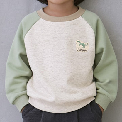 日本童裝 pe#main 印花衛衣 80-130cm 男童款 冬季 TOPS  聖誕紅/新年紅