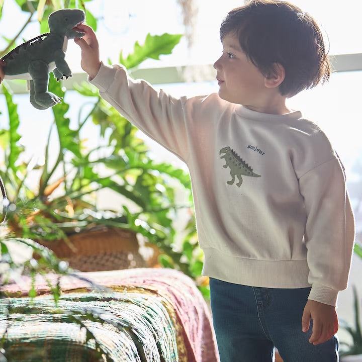 日本童裝 pe#main 動物衛衣 80-130cm 男童款 冬季 TOPS