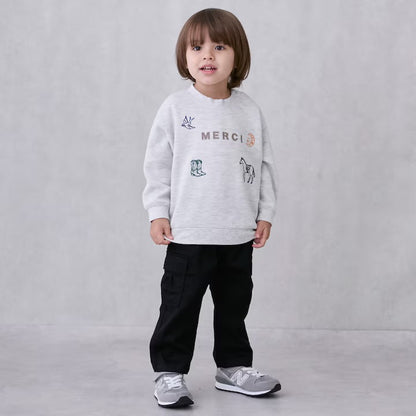 日本童裝 pe#main 印花衛衣 80-130cm 男童款 冬季 TOPS