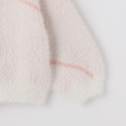 日本童裝 pe#main 毛絨針織外套 80-130cm 女童款 冬季 OUTERWEAR