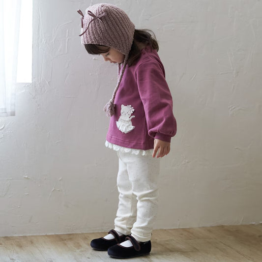 日本童裝 pe#main 保暖緊身褲 80-130cm 女童款 冬季 PANTS