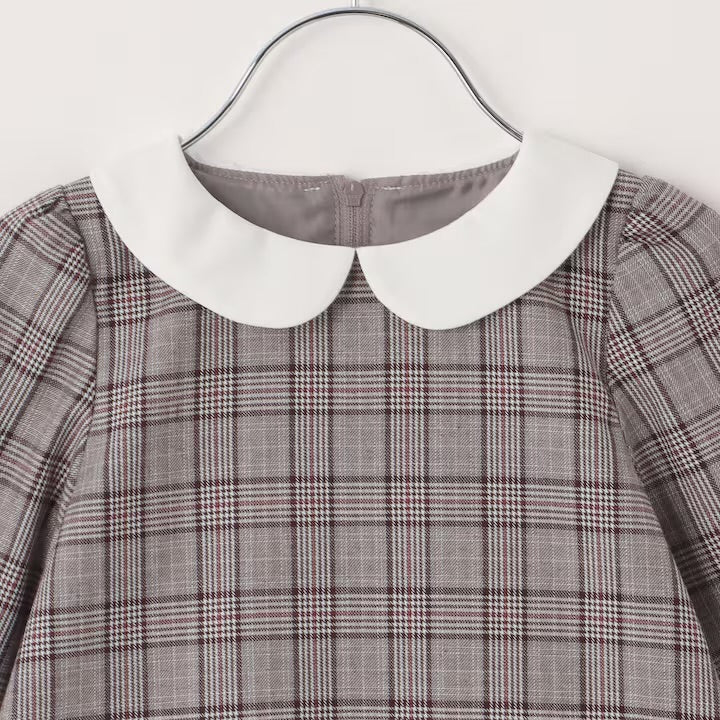 日本童裝 pe#main 翻領禮服連身裙 90-130cm 女童款 冬季 DRESSES 面試/宴會/表演