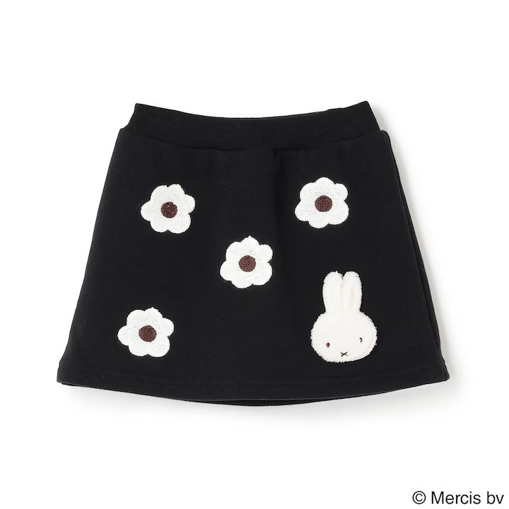 日本童裝 pe#main x miffy 毛毛圖案短裙 80-130cm 女童款 冬季 SKIRTS