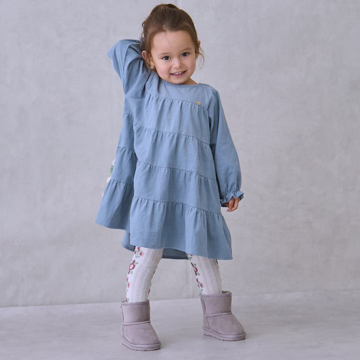 日本童裝 pe#main 燈芯絨連身裙 80-130cm 女童款 冬季 DRESSES