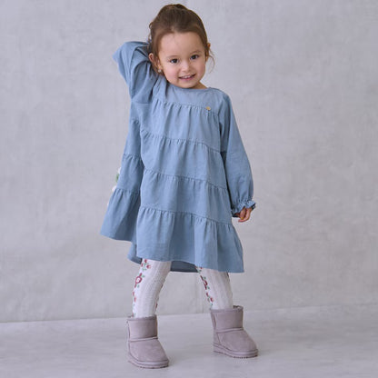 日本童裝 pe#main 燈芯絨連身裙 80-130cm 女童款 冬季 DRESSES