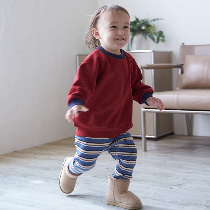 日本童裝 pe#main 針織打底褲 80-110cm 男童款 冬季 PANTS