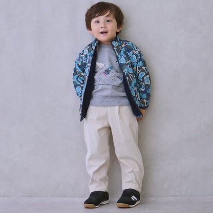 日本童裝 pe#main [防水系統] 2Way 雙面兩著 夾棉外套 80-130cm 男童款 冬季 (適合香港平均溫度、寒冷天氣）OUTERWEAR