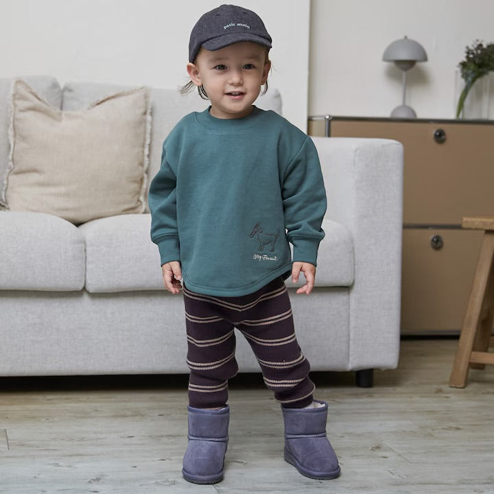 日本童裝 pe#main 針織打底褲 80-110cm 男童款 冬季 PANTS