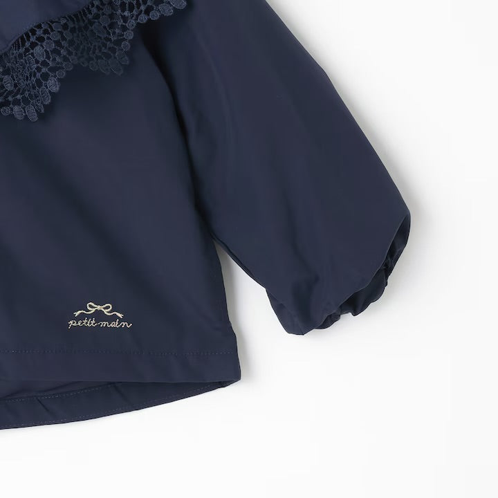 日本童裝 pe#main 荷葉邊風褸 80-130cm 女童款 冬季 TOPS