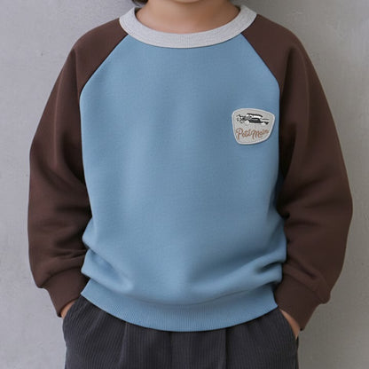 日本童裝 pe#main 印花衛衣 80-130cm 男童款 冬季 TOPS  聖誕紅/新年紅