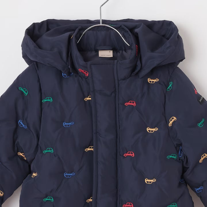 日本童裝 pe#main 刺繡絎縫夾棉外套 80-130cm 男童款 冬季 (適合香港平均溫度、寒冷天氣）OUTERWEAR