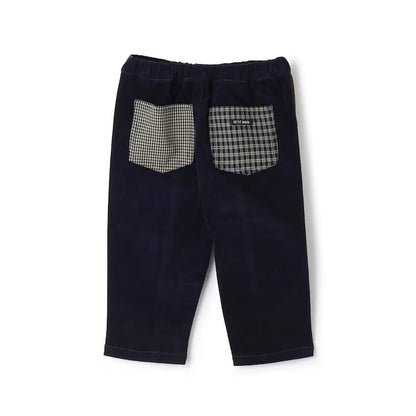 日本童裝 pe#main 拼布長褲 80-130cm 男童款 冬季 PANTS