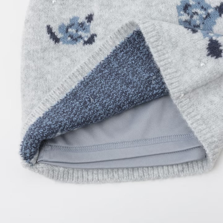 日本童裝 pe#main 珍珠針織短裙 80-130cm 女童款 冬季 SKIRTS