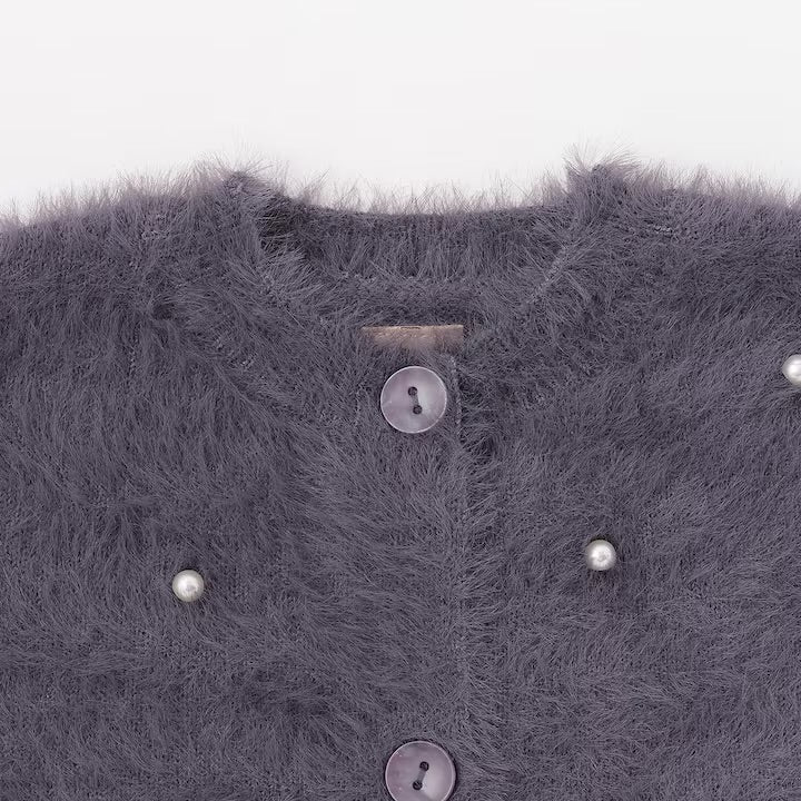 日本童裝 pe#main 毛絨針織外套 80-130cm 女童款 冬季 OUTERWEAR