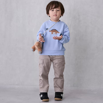 日本童裝 pe#main 動物衛衣 80-130cm 男童款 冬季 TOPS