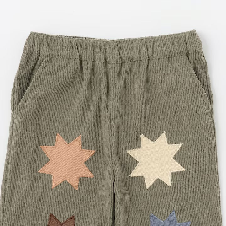 日本童裝 pe#main 圖案貼花長褲 90-120cm 男童款/女童款 冬季 PANTS