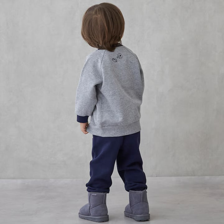 日本童裝 pe#main 抓毛運動褲 80-130cm 男童款 冬季 PANTS