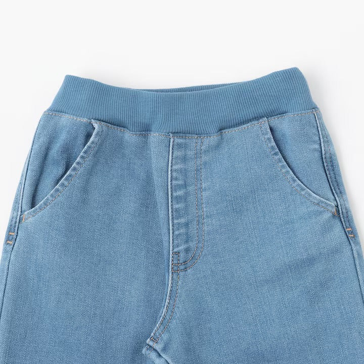 日本童裝 pe#main 磨毛牛仔褲 80-130cm 女童款 冬季 PANTS