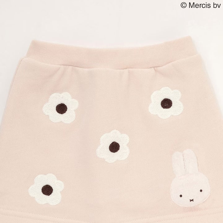 日本童裝 pe#main x miffy 毛毛圖案短裙 80-130cm 女童款 冬季 SKIRTS