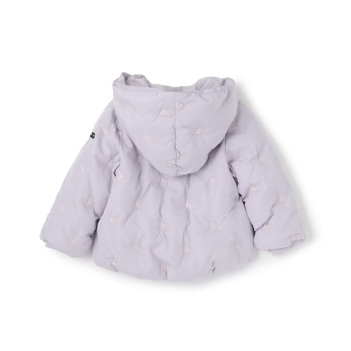 日本童裝 pe#main 刺繡圖案夾棉外套 80-130cm 女童款 冬季 (適合香港平均溫度、寒冷天氣）OUTERWEAR 