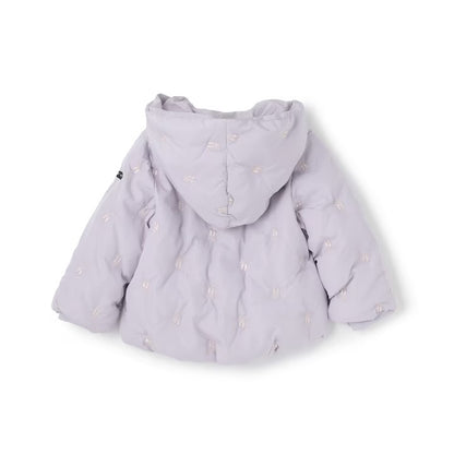 日本童裝 pe#main 刺繡圖案夾棉外套 80-130cm 女童款 冬季 (適合香港平均溫度、寒冷天氣）OUTERWEAR 