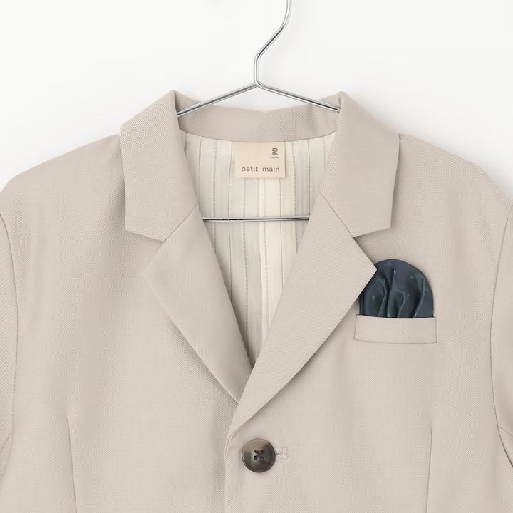 日本童裝 pe#main 西裝兩件套裝 90-130cm 男童款 冬季 OUTERWEAR 面試/宴會/表演