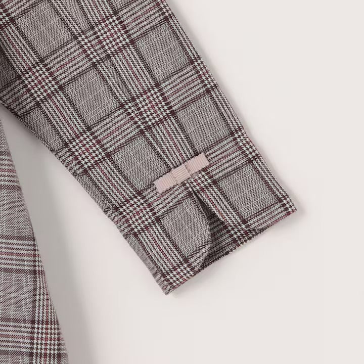 日本童裝 pe#main 翻領禮服連身裙 90-130cm 女童款 冬季 DRESSES 面試/宴會/表演