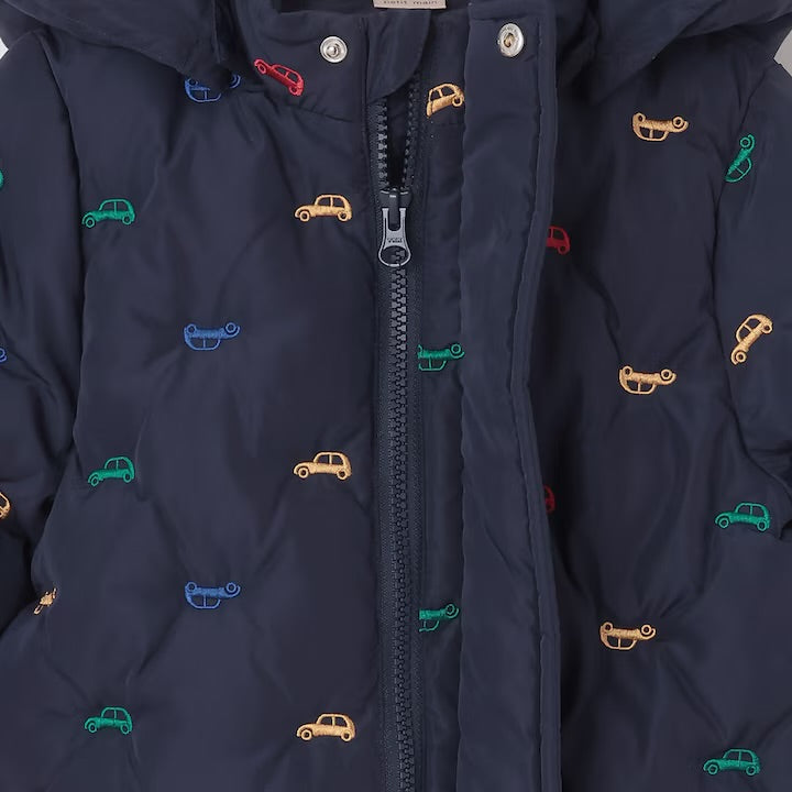 日本童裝 pe#main 刺繡絎縫夾棉外套 80-130cm 男童款 冬季 (適合香港平均溫度、寒冷天氣）OUTERWEAR