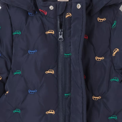 日本童裝 pe#main 刺繡絎縫夾棉外套 80-130cm 男童款 冬季 (適合香港平均溫度、寒冷天氣）OUTERWEAR