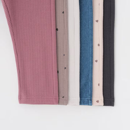 日本童裝 pe#main 抓毛荷葉邊緊身褲 80-120cm 女童款 冬季 PANTS