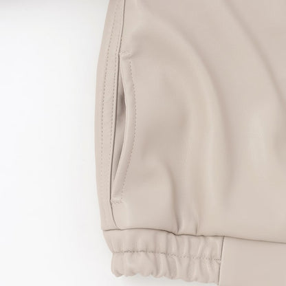 日本童裝 pe#main 人造皮革外套 100-130cm 女童款 冬季 OUTERWEAR