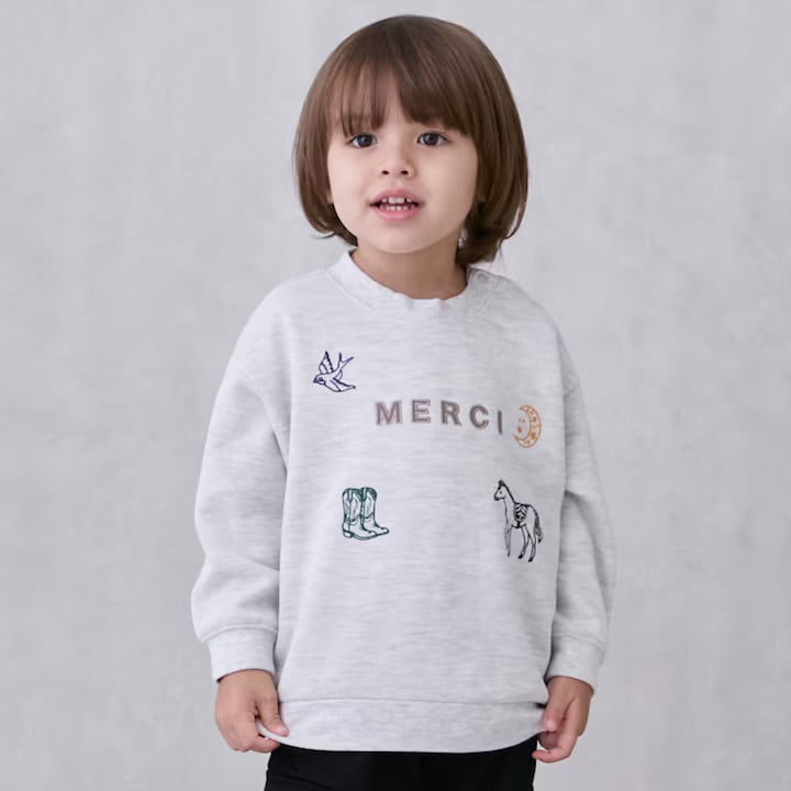 日本童裝 pe#main 印花衛衣 80-130cm 男童款 冬季 TOPS